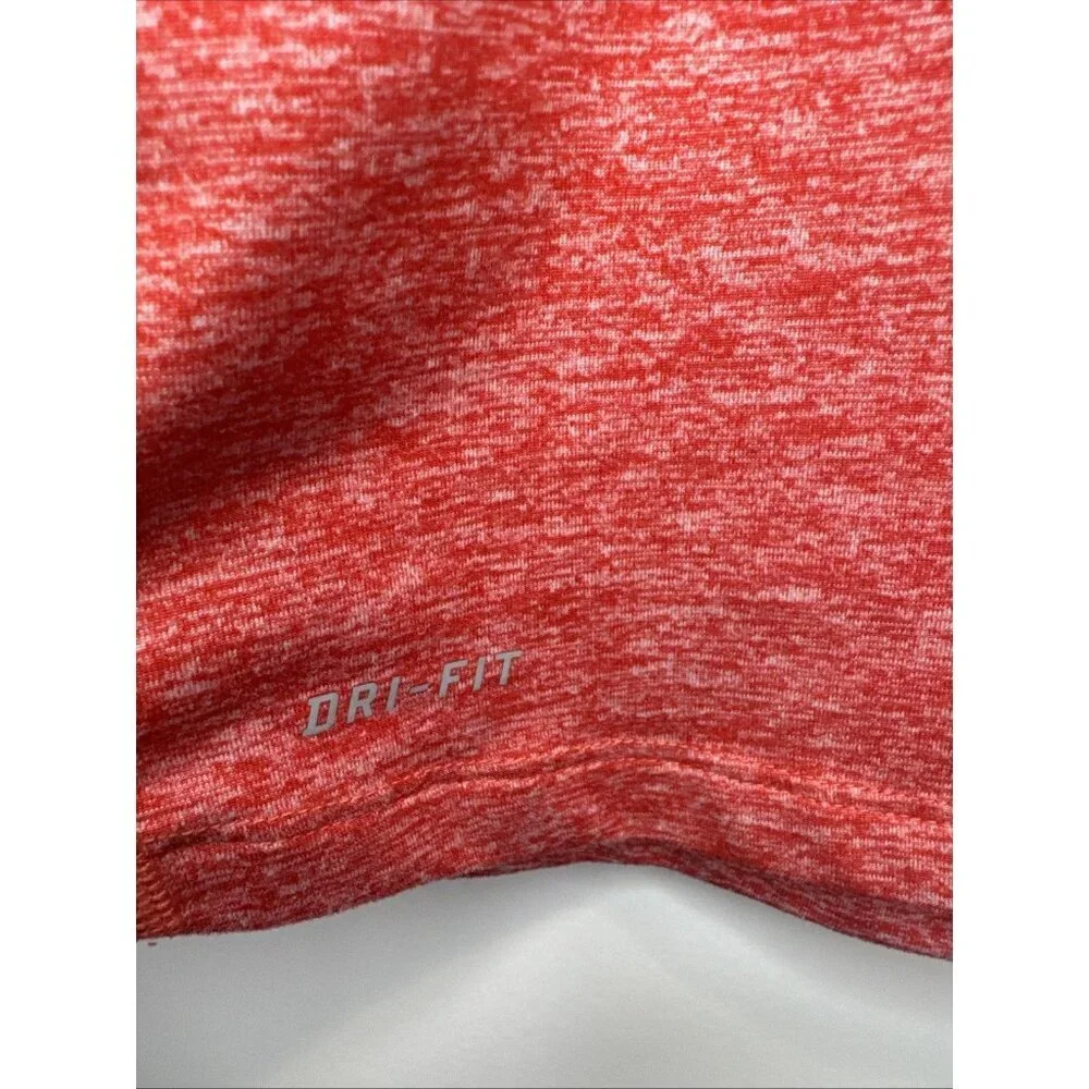 Team Apparel Nike Dri Fit Red‎ 1/4 Zip Kansas City Chiefs Long Sleeve Shirt Sz M